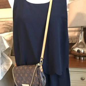 New without tags Navy blue lined romper